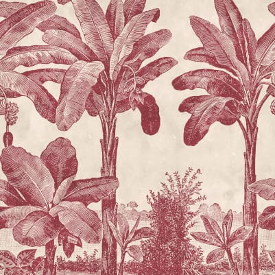Timeless Tropics, Red pattern image