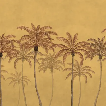 Palm Parade, Yellow pattern image