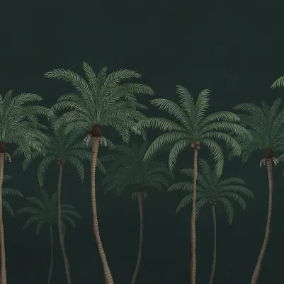 Palm Parade, Black pattern image