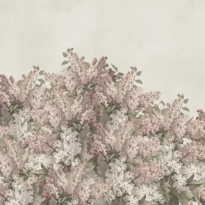 Syringa Flowers, Pink pattern image