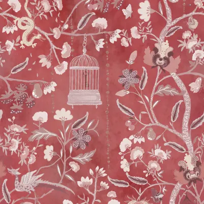 Mystic Garden, Red pattern image