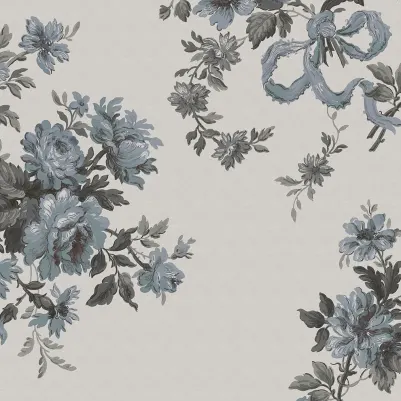 Vintage Bow, Light Blue pattern image