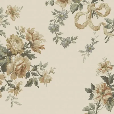 Vintage Bow, Yellow pattern image