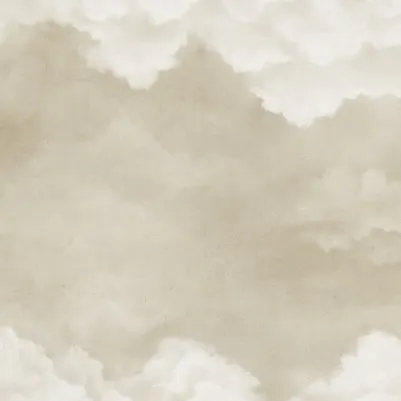 Sky of Clouds, Beige pattern image