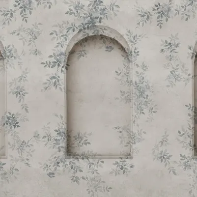 Daydream Arches, Blue pattern image