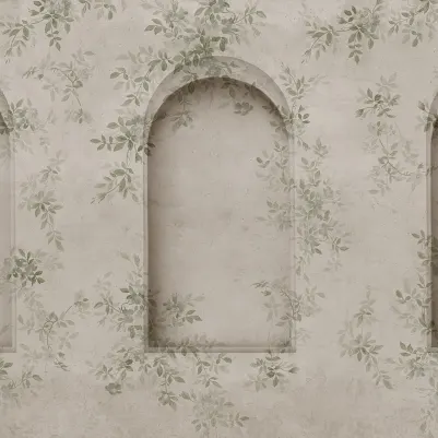 Daydream Arches, Green pattern image