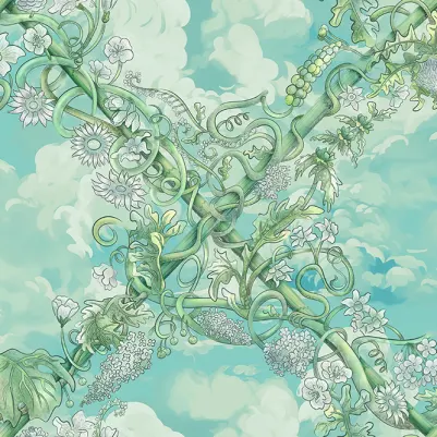 Babylon Sky, Green pattern image