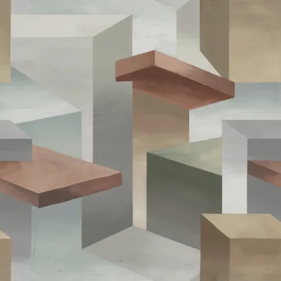 Geometrics, Beige pattern image