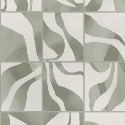 Floating Tiles, Green pattern image