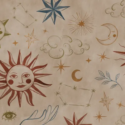 Astrology, Multi pattern image