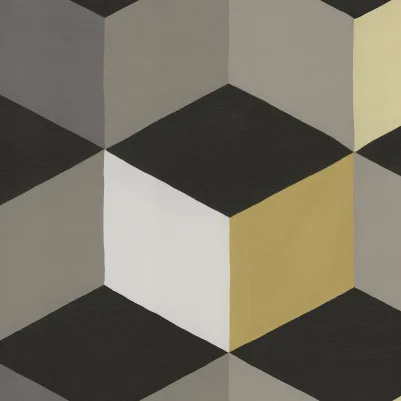 Colorful Rombs, Yellow pattern image