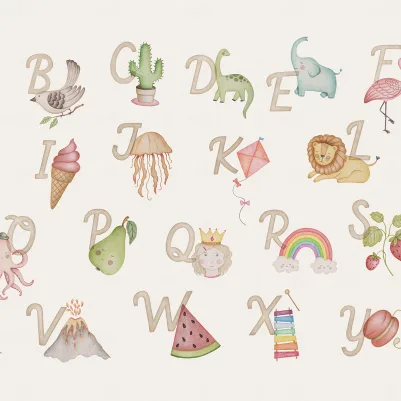 Learning ABC, English pattern image