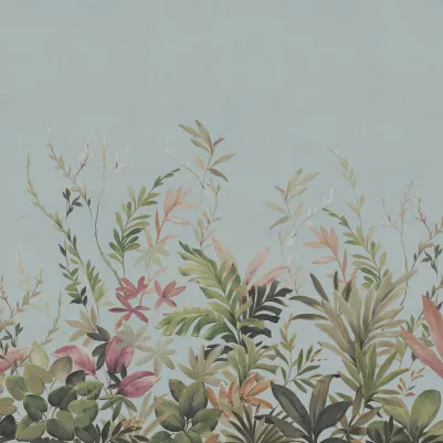 Jungle Meadow, Blue pattern image