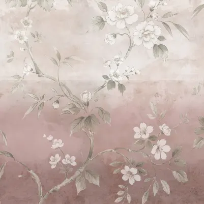 Concrete Flowers, Pink pattern image