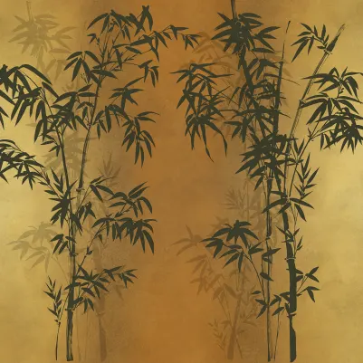 Bambusa, Gold pattern image