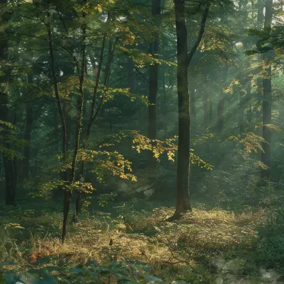 Sunrise Forest, Dawn pattern image