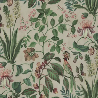 Tropical Harmony, Green pattern image