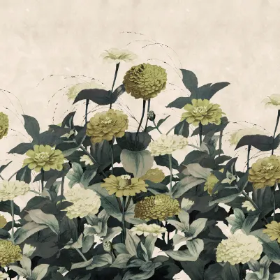Vintage Meadow, Yellow pattern image