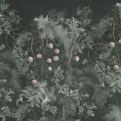 Tropical Bush, Night pattern image