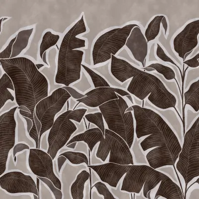 Tropical Breeze, Brown pattern image