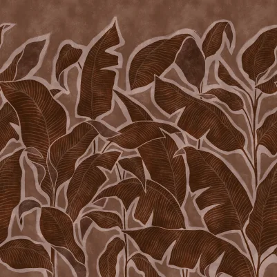 Tropical Breeze, Burgundy pattern image