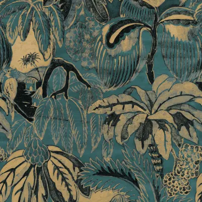 Golden Mirage, Teal pattern image
