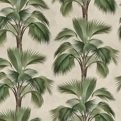 Tropical Rhythm, Beige pattern image