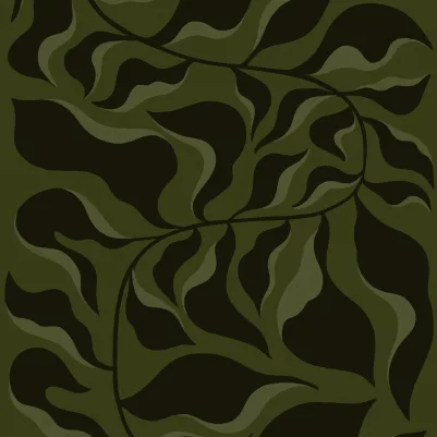 Bold Botanica, Dark Green pattern image