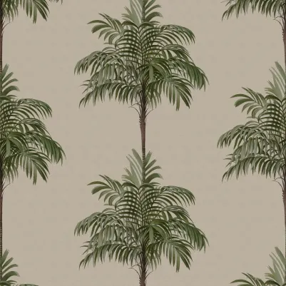 Palm Stripes, Vintage pattern image