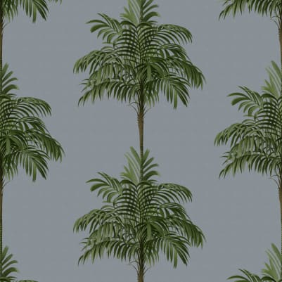 Palm Stripes, Green pattern image