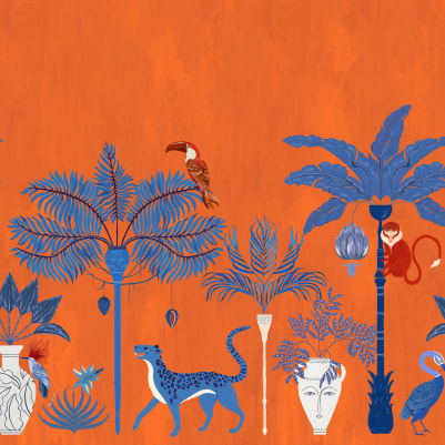 Savanna Chic, Orange pattern image