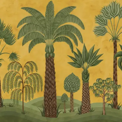 Botanical Bliss, Yellow pattern image