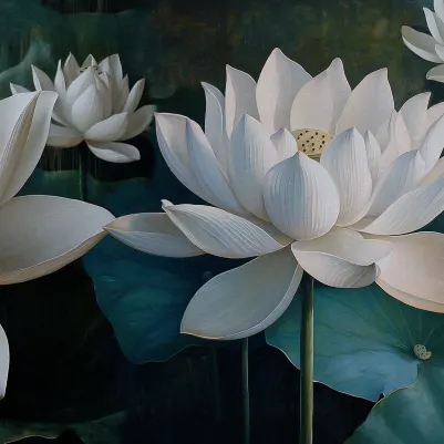 White Lotus, Day pattern image