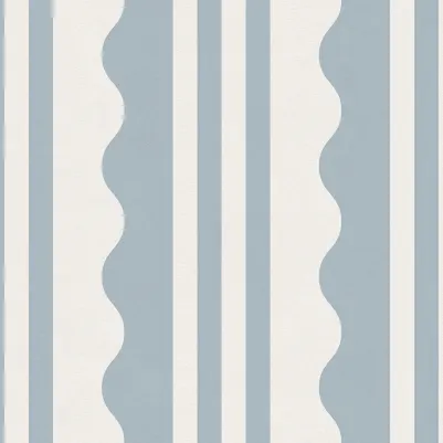 Wavy Stripe, Blue pattern image