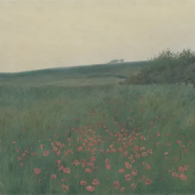 Poppy Landscape, Dawn pattern image
