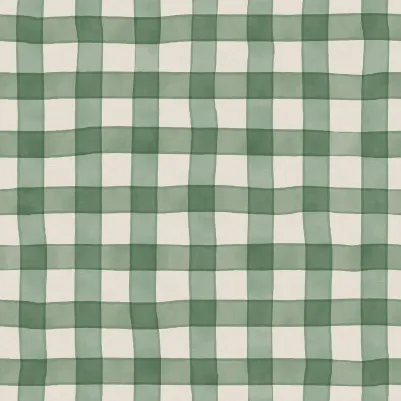 Gingham, Green pattern image