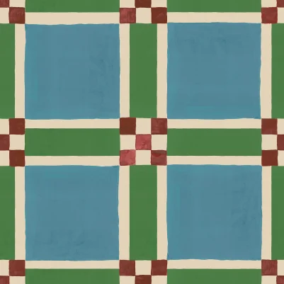 Bold Grid, Green pattern image