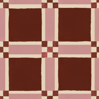 Bold Grid, Burgundy pattern image