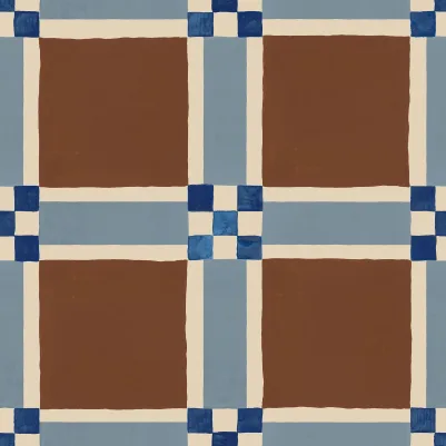 Bold Grid, Brown pattern image