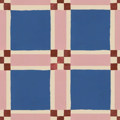 Bold Grid, Blue pattern image