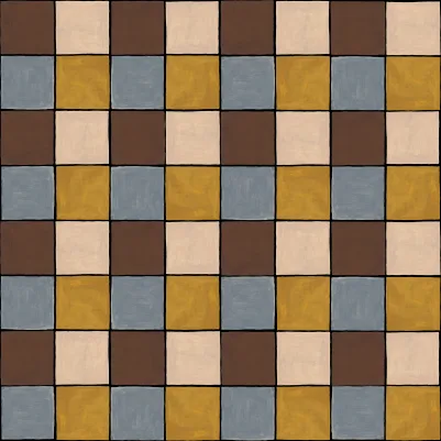 Tile, Orange pattern image