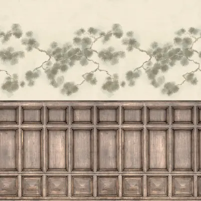 Pine Branch, Panels pattern image