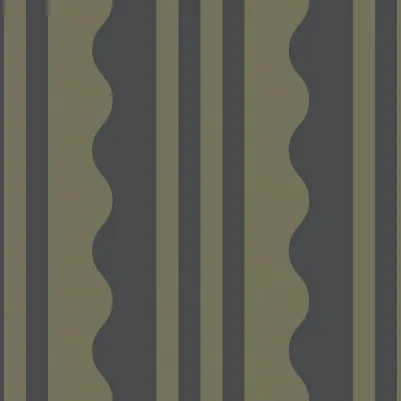 Wavy Stripe, Dark Green pattern image