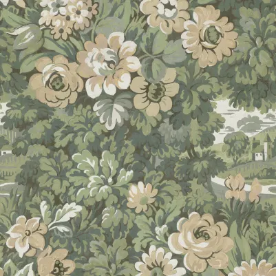 Botanical Manor, Peach pattern image