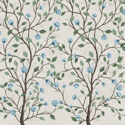 Silent Bloom, Beige pattern image
