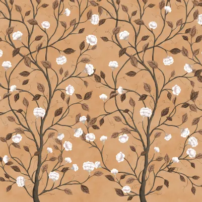 Silent Bloom, Peach pattern image