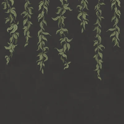 Hanging Leaves, Graphite pattern image