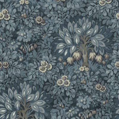 Flower Tree, Blue pattern image