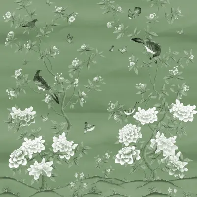 Garden of Harmony, Green pattern image