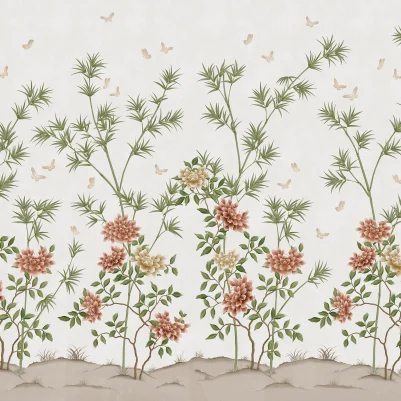 Eastern Bloom, White pattern image